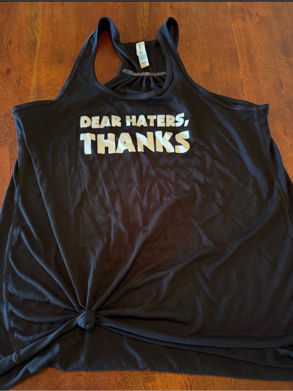 Constantly Varied Gear Black Tank Top with White Text